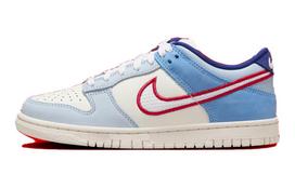 Nike Dunk Low Armory Blue Red Mesh GS HF5742-111 36