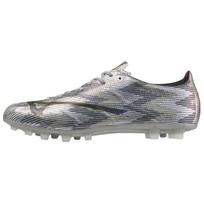 Mizuno Alpha 2 Elite Ag Patogūs Minkšti Dirbtinės Žolės Neslystantys Atsparūs Dilimui Futbolo Batai Unisex Futbolo Batai Sidabriniai P1GA256304 40