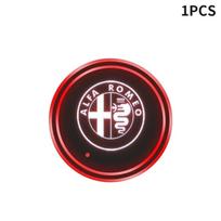 1/2pcs Car Luminous Water Cup Pad LED Atmosphere Light For Alfa Romeo giulia stelvio giulietta 159 147 156 166 Car Accessories