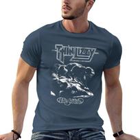 Running Back Thin Lizzy Nightlife BW TShirt Vintage Style Printed Top S