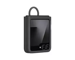 EF-PF741TBE Samsung Silicone Cover with Ring for Galaxy Z Flip 6/7 FE Black (Damaged Package)