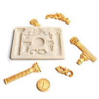 Roman Pillar Clock Shape Diy Silicone Mold Fondant Mould Cake Decorating Tool