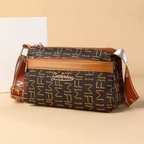 Spring Women, Middle-aged Women, Wide-band Versatile Bag, Middle-aged and Elderly Women's Crossbody Single-shoulder Bag