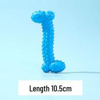 Bite-Resistant Teething Toys for Small Breed Puppies: Rubber Ball & Teddy Chew Set
