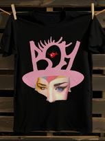 Boy George Culture Club Ikoniškas Koliažas Marškinėliai Vyriški Marškinėliai Moteriški Marškinėliai Su Raidžių Spaudiniu Trumpomis Rankovėmis Marškinėliai Laisvalaikio Gatvės Marškinėliai Viršus XL pink