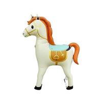 Horse Shape Aluminum Foil Balloon 133x148cm Large Birthday Balloon For Kids Birthday Decoration Family Gatherings