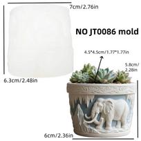 koala relief succulent plant flowerpot resin silicone mold koala storage box concrete cement mold  koala candle cup gypsum molds