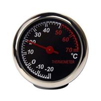 Car Interior Mini Quartz Watch Clock Hygrometer Thermometer Dashboard Ornament Thermometer*