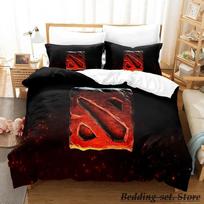 Dota 2 Bedding Set Single Twin Full Queen King Size Anime Gaming Bed Set for Adult Kid Bedroom Duvet Cover 70x133cm 2pcs