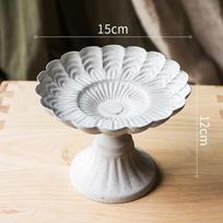 Creative Bird Feeding Basin Gardening Holder Decorative Ornaments Retro and Old European Style Candle Supplies