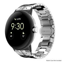 Stainless Steel Strap For Google Pixel 4/3/2/1 41mm Luxury Metal Band Folding Buckle For Pixel 4/3 45mm Business Men's Bracelet 45mm for 4 3