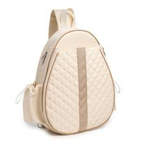 Tennis Bag Quilted Tennis Sling Crossbody Backpack Water Resistant Tennis Racket Bags for Pickleball,Tennis & Badminton (Unisex)