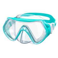 Findway Kids Diving Snorkel Mask with Nose Cover Anti-fog/UV Protection 360° Vide Vision Swimming Goggles for Boys Girls Age5-16 Li Practical Use žalia