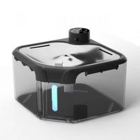 Battery Operated Cat Water Fountain, 2.8L/95Oz Wireless Cat Water Fountain, Automatic Pet Water Fountain, Ultra Quiet šviesiai pilka spalva