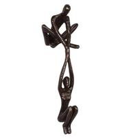 Lover Sculpture Resin Abstract Art Statue Man Lifting Women Dancing Figurine for Anniversary Wedding Home Shelf Decor