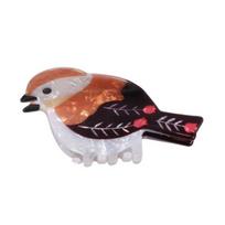 Colorful Bird Hair Claw Clip Strong Hold Non Slip Parrot Sparrow Hummingbird Shape Hair Clamp Hair Accessories for Women Girls C