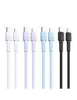 Greito įkrovimo kabelis REMAX RC-C056 20W PD skystas silikonas USB-C į Lightning, 1m
