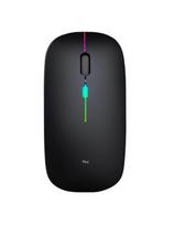 Belaidė pelė FIT2 M1, 2,4 GHz + Bluetooth 5.2, įkraunama, 1600 DPI, juoda