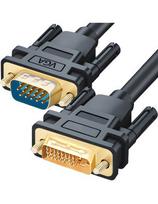 Kabelis DVI-I 24+5 Dual Link – VGA D-Sub, 1,4 m, 1080p