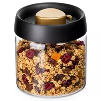 Vakuuminis indas biriems produktams, 550 ml, skaidrus, 10,5 × 10,5 × 11 cm
