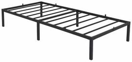 Lova viengulė Akord Furniture Factory, 90 x 200 cm, juoda sp., be čiužinio, su grotelėmis