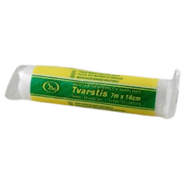 Nesterilus, marlinis, austas tvarstis, 7m x 14cm