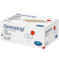 Sterili, žaizdą užverianti juostelė OMNISTRIP, 6 x 76 mm, 3 vnt. (2 prekei -10%)