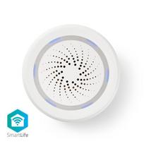 Nedis WLAN Smart Siren (WIFISI10CWT) - aliarmas arba akustinis įspėjimo signalas, 85 dB
