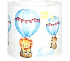 BRILAGI - Universalus lempos gaubtas BOBO E27, skersmuo 15 cm, balta/gyvūnėliai