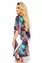 Suknelė Navy mėlynas butterfly dress with belt Numoco