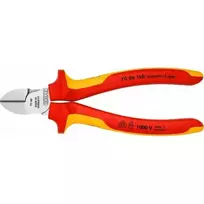 Šoninio kirpimo replės elektrikui 160mm (1000V) KNIPEX