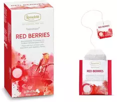 Vaisinė arbata Ronnefeldt Raudona Berries, su vokeliu, 25 pakeliai