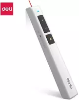 Valdymo pultelis, lazerinė rodyklė DELI USB, raudonas lazeris iki 100m, juodos spalvos