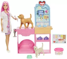 Barbie Barbė - Greitųjų menų gyvūnų veterinarijos klinika (JFX93)
