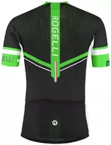 Moteriški dviratininko marškinėliai Rogelli Gara Mostro II, juodi ir žali, 5XL