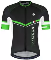 Vyriški dviratininko marškinėliai Rogelli Gara Mostro II, juodi ir žali, 6XL
