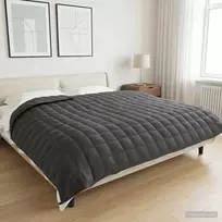 Svorio antklodė Antracito 220 x 230 cm 15 kg 100% Medvilnė 205T