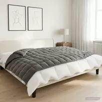 Svorio antklodė Antracito 120 x 180 cm 5kg 100% Medvilnė 205T