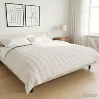 Svorio antklodė Balta 200 x 225 cm 13 kg 100% Medvilnė 205T