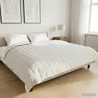 Svorio antklodė Balta 220 x 260 cm 15 kg 100% Medvilnė 205T