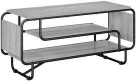 TV staliukas Televizoriaus stovas 98 x 36 x 45 cm Pilka Sonoma