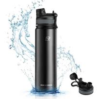 Rockbros 35210029002 bicycle thermal bottle for drinks 620 ml - black