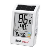 BALDRTHERM B0707 Solar-Powered Thermo-Hygrometer, Termohigrometr BALDRTHERM B0707 zasilany energią słoneczną