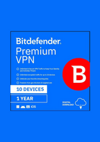 Bitdefender Premium VPN (1 Year / 10 Devices) Key EUROPE
