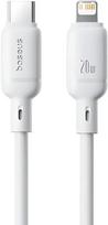 Laidas Baseus Silky Series P10377700213-01, USB Type C/Lightning, 200 cm, balta sp., 20 W