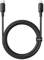 Laidas Baseus Silky Series P10377700113-01, USB Type C/Lightning, 200 cm, juoda sp., 20 W
