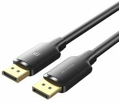 Kabelis Vention HAKBG Displayport Male (vyriška), Displayport Male (vyriška), 1.5 m, juoda sp.