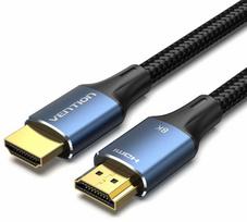 Kabelis Vention ALGLI HDMI A Male (vyriška), HDMI A Male (vyriška), 1 m, mėlyna sp./juoda sp.