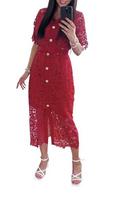 Suknelė moterims, Made in Italy, raudona, S/M