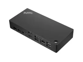 Lenovo 40AY0090IT dokas / prievadų replikatorius, laidinis USB 3.2 Gen 1 (3.1 Gen 1) Type-C, juodas